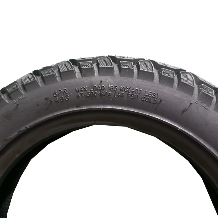 High natural rubber Aoqi 3.00-10TL airless tubeless tyres puncture-free inflation-free E-Bike tires electric bicycle tire