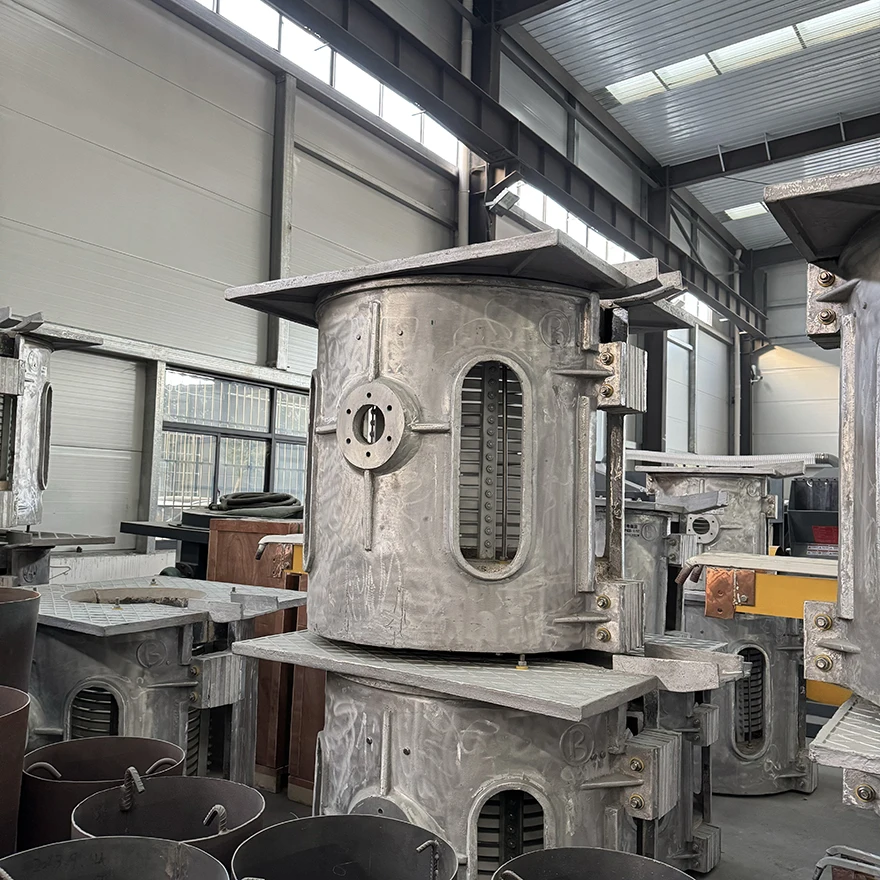 Wholesale Price Igbt Induction Heating Furnace 700Kg Melting Furnace 7 Ton Induction Furnace