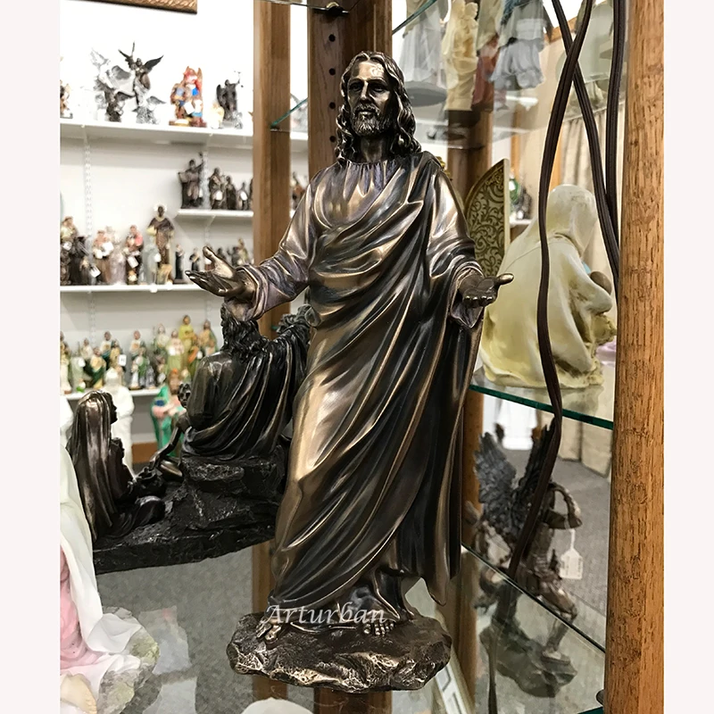 Big jesus statue under the tree for outdoor decoration direct selling jesus statue