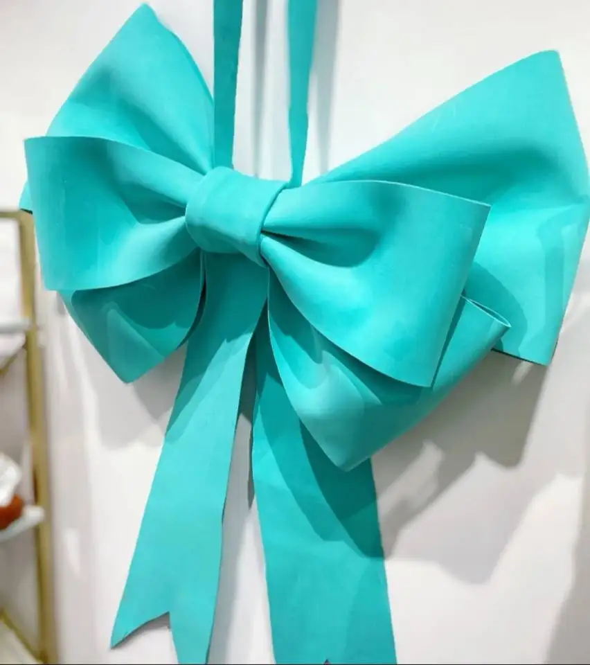 In Stock DIY EVA Foam Bowknot Wholesale Color Waterproof Home Outdoor Christmas Gift Decoration Large Big EVA Cars Bows