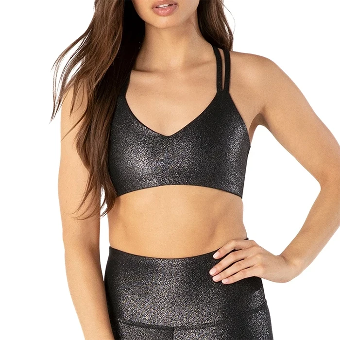 Wholesale Colorful Women Fitness Yoga Bra Custom Cross Back Sports Bra Maximum Support