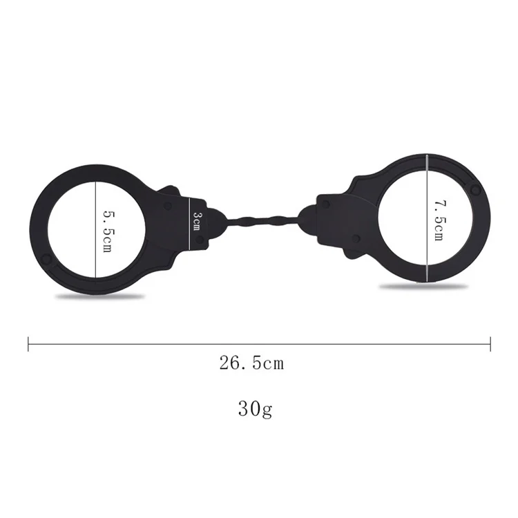 SM Cosplay Game Toys For Couple Bondage Gear Silicone Rubber Handcuff Sex Toy