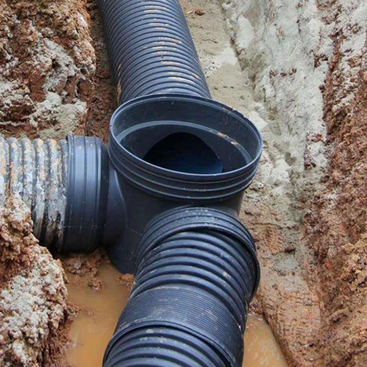 High Quality Black Underground Inspection Well Chamber Rotational Manhole