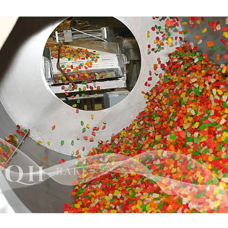 PLC controlled Jelly candy bean depositor pectin gummy candy servo driven soft gummy candy making machine