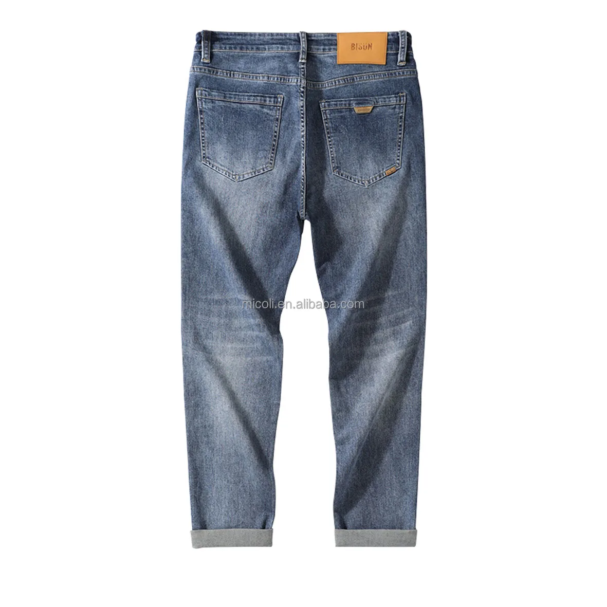 Factory wholesale new style blue stock dropshipping men biker skinny jeans color high waist butt lift jeans women stretch plus