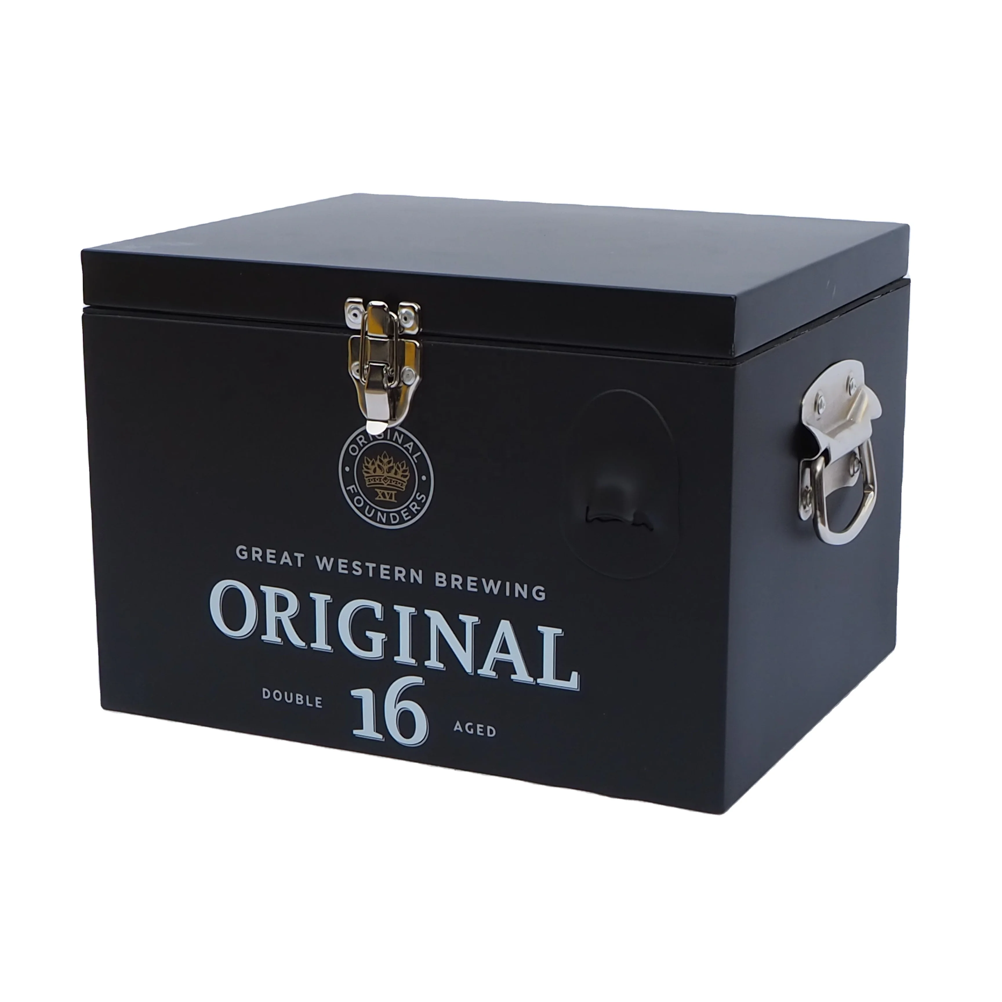 13L rectangular small metal cheap portable cooler box