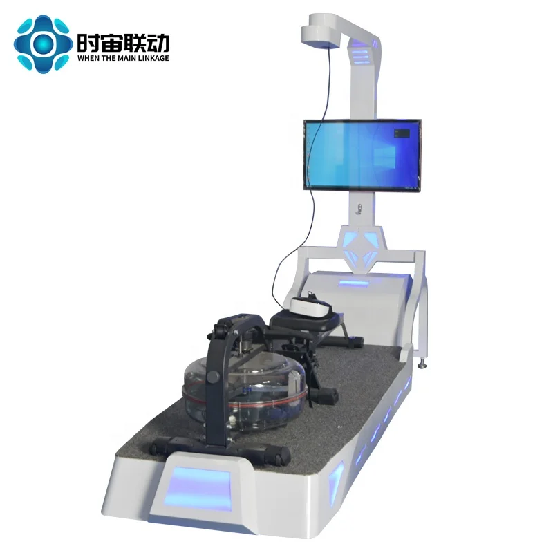 VR water resistance rowing machine simulates real resistance movement exercise game console entertainment equipment
