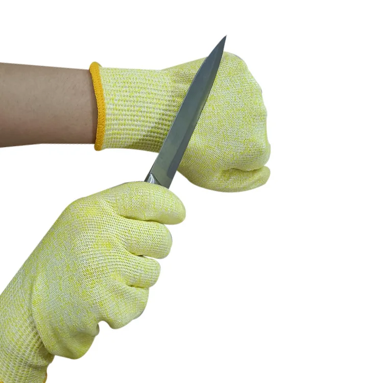 Custom Color HPPE Silicone Dipping Cut Resistant Gloves