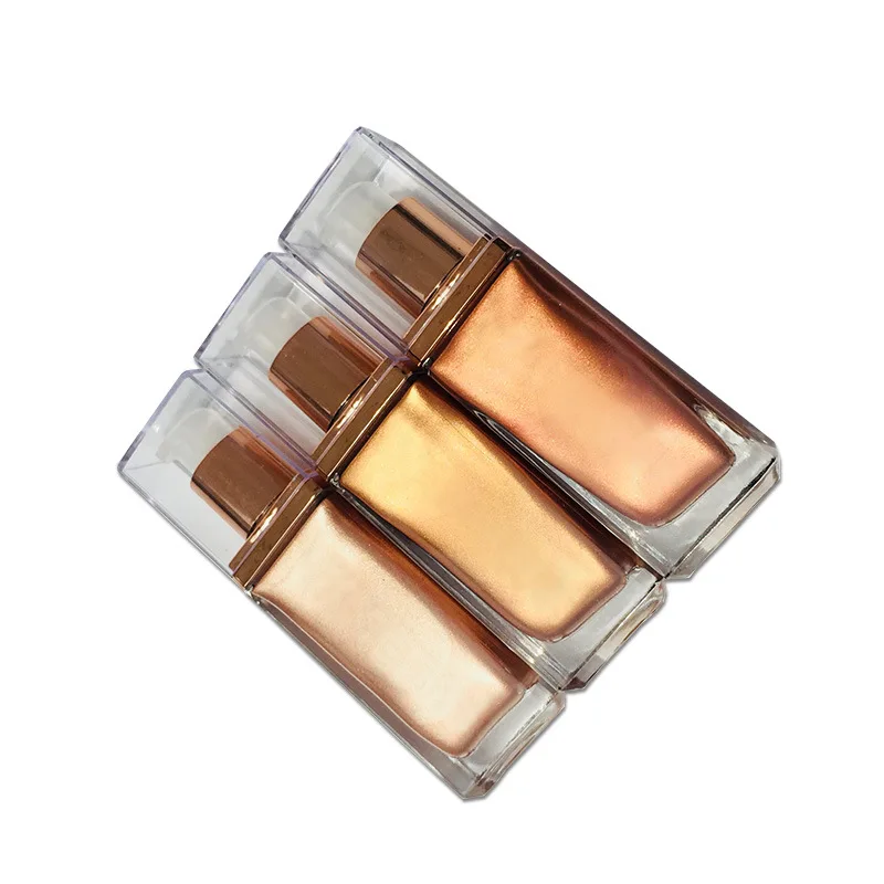 Custom your own brand loose powder high pigment loose highlighter powder for shimmer Body highlighter makeup oil