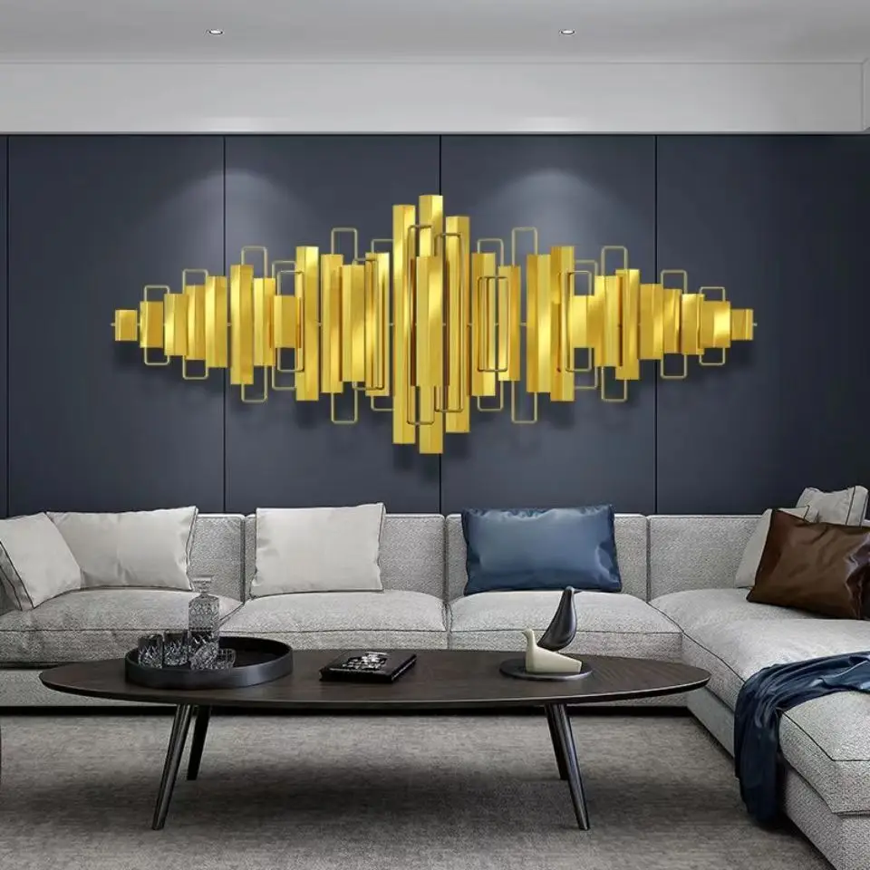 150x60cm Wall decoration pendant hanging TV background wall creative living room bedroom decoration porch iron wall decoration