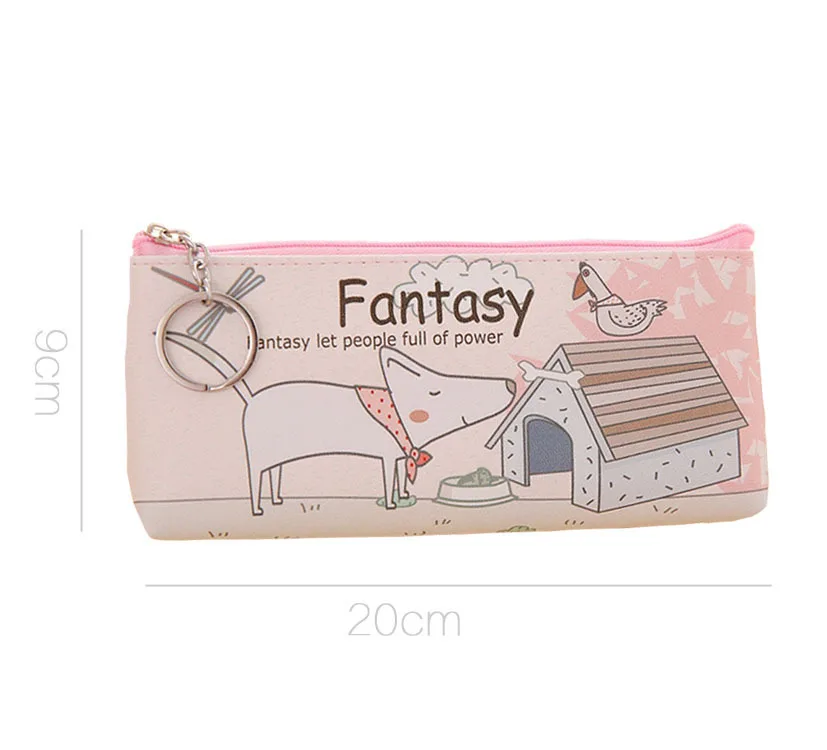 Creative Fun Dog Pen Bag Cartoonland large capacity storage stationery box new creative pencil case