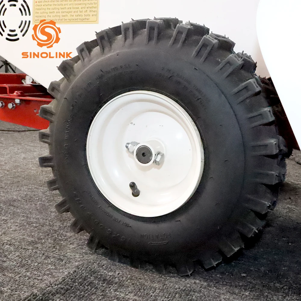 Mower LK0680L with universal wheels that can rotate 360 degrees