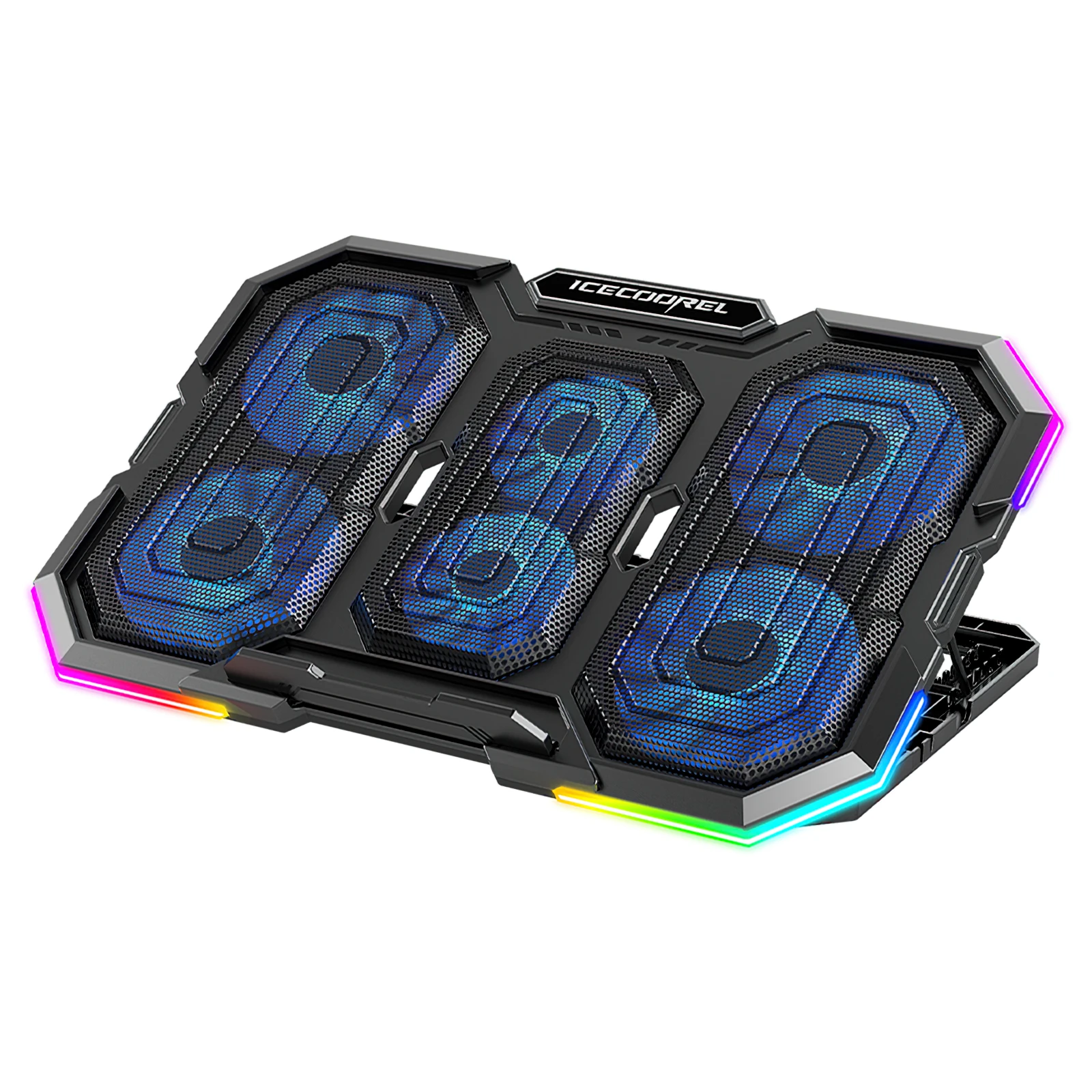 ICE COOREL best seller gaming RGB 17inch laptop cooling pad for laptop  tablet pc