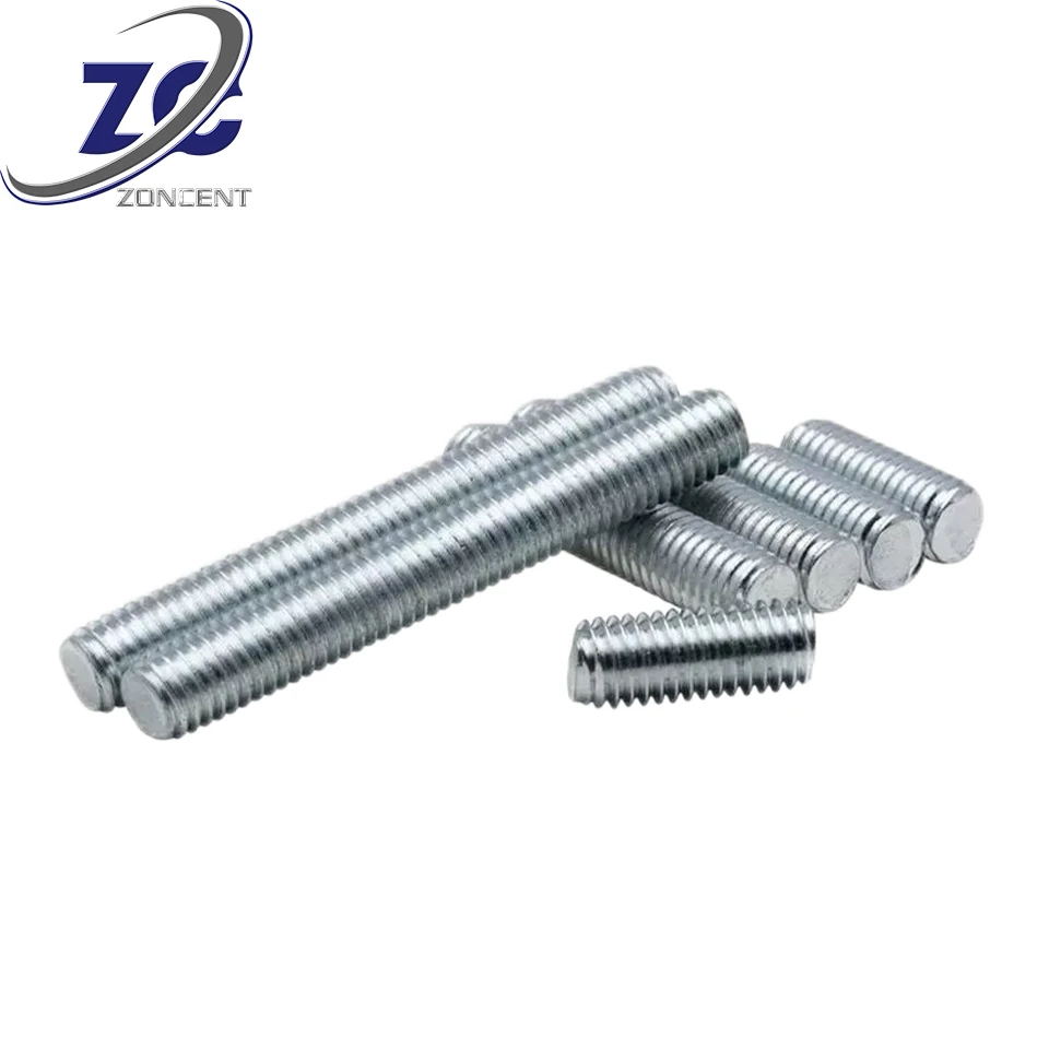 OEM Fasteners Threaded Rod M8 M10 M20 Bar Carbon Steel Galvanized Full Thread Stud Bolt DIN976 Threaded Rod