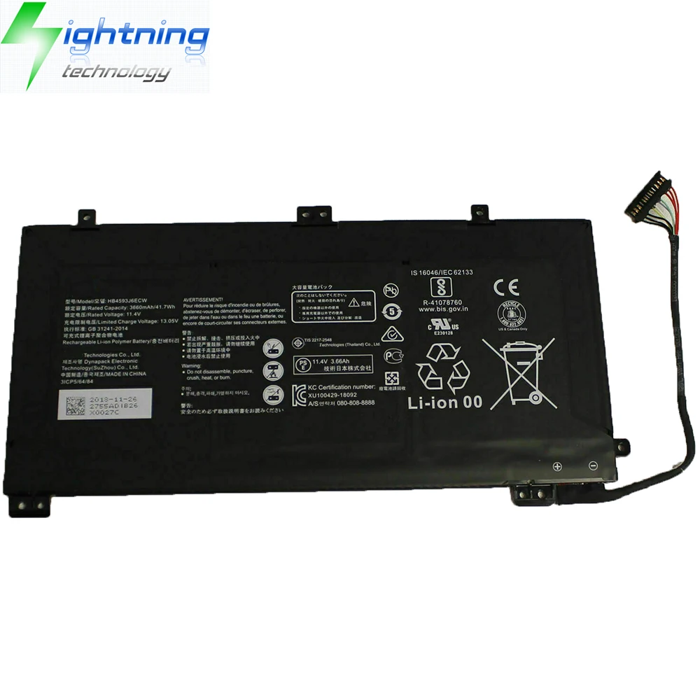 New Original Genuine HB4593J6ECW Laptop Battery For Huawei Battery Notebook MateBook 13 2020 WRT-W19 WX9 W29 OEM