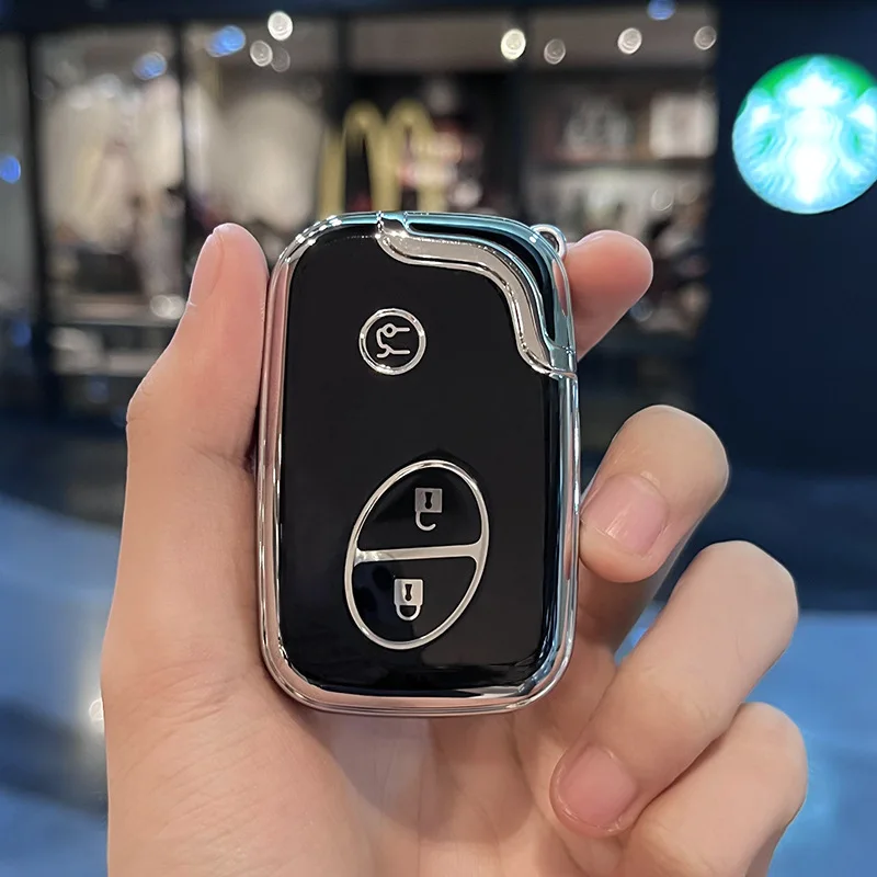 New TPU Model soft car Fob key Cover for Old Lexus 3 buttons car key case accessories