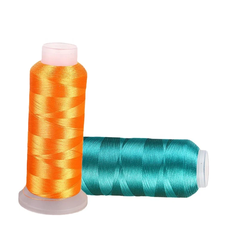 Оптовая продажа 120d/2 высокопрочная цветная полиэфирная Вышивальная нить