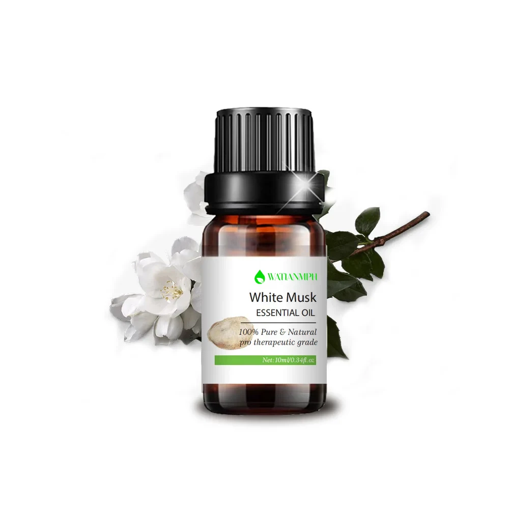 Rts Oem Body Face Oil OEM 1000 ml Organic Natural Oil 100% Pure White Musk Essential Oil for Aroma Diffuser Spa Massage