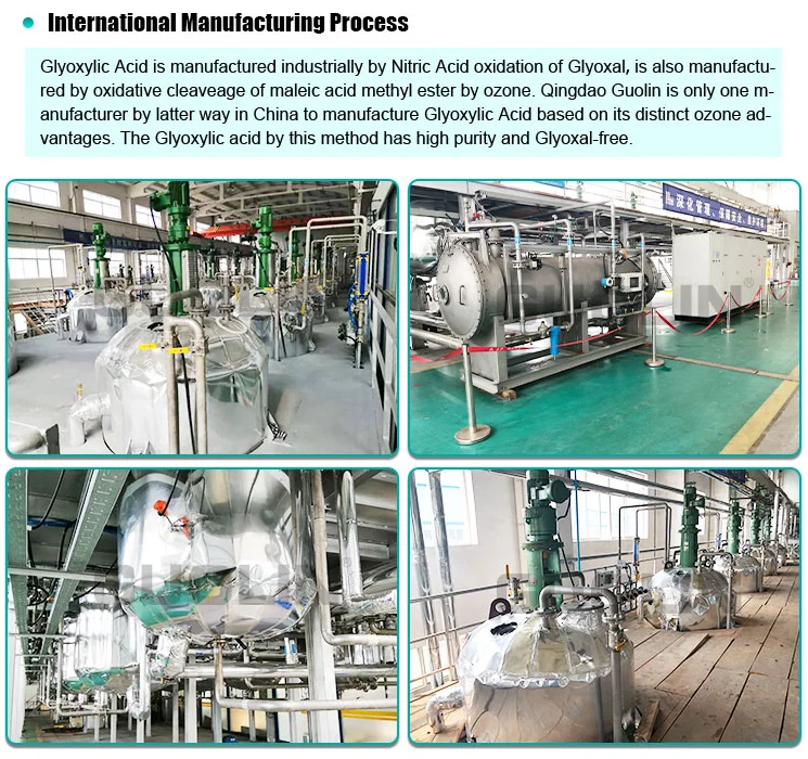 pharmaceutical intermediates glyoxylic acid 50% acid aqueous solution