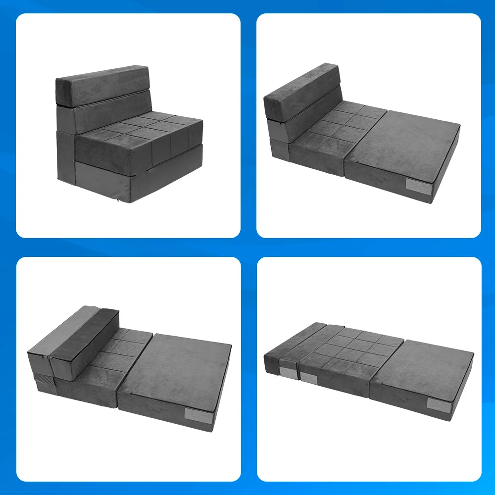 High Quality Living Room Furniture Sofa Bed Modern Folding Couch Convertible Foldable Lazy Sofa Cum bed mattress