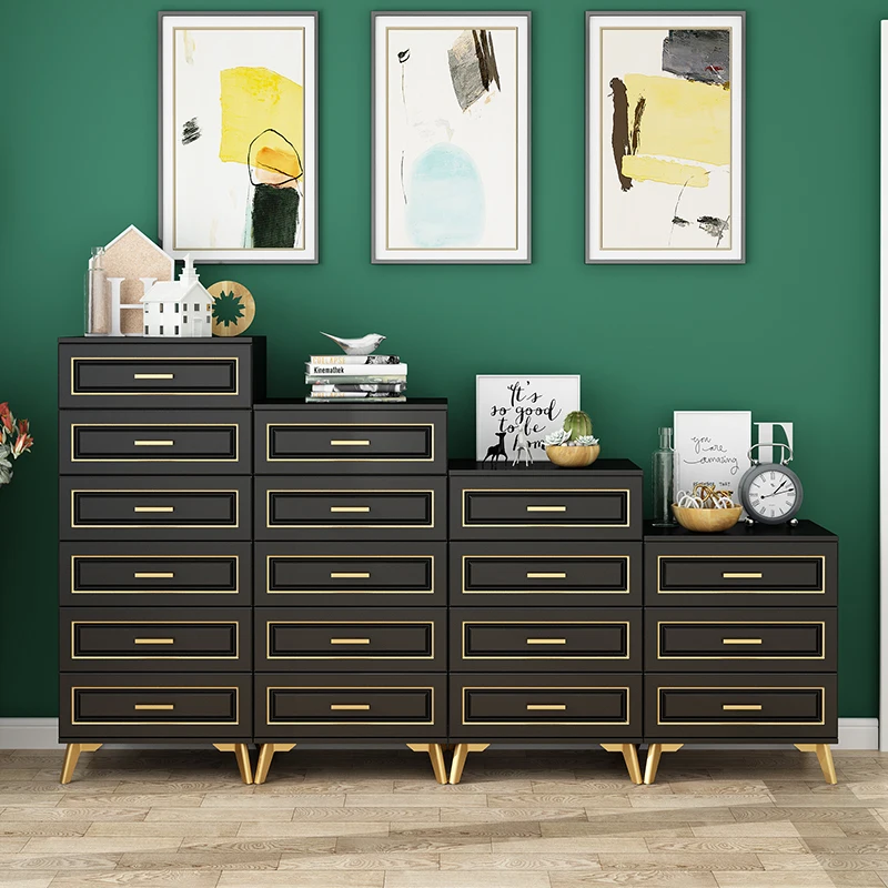 
Drawer storage cabinet 6 floor furniture kitchen cabinet modern simplicity tv cabinet furniture 