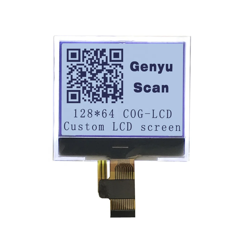 1 5 дюймов TFT ЖК модуль 128X64 белый светодиод St7567A Cog Fpc 12Pin-суперскрученные нематические элементы положительный Графическая панель монохромный точечно-матричный