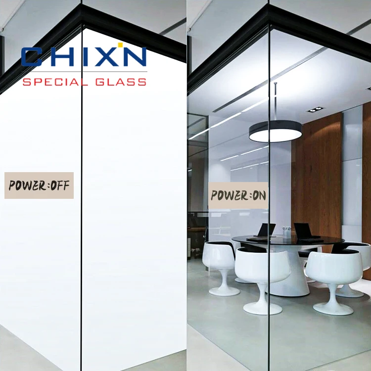 Smart Film For Electrical Glass Laminated  10mm PDLC Self Adhesive Switchable Smart Glass