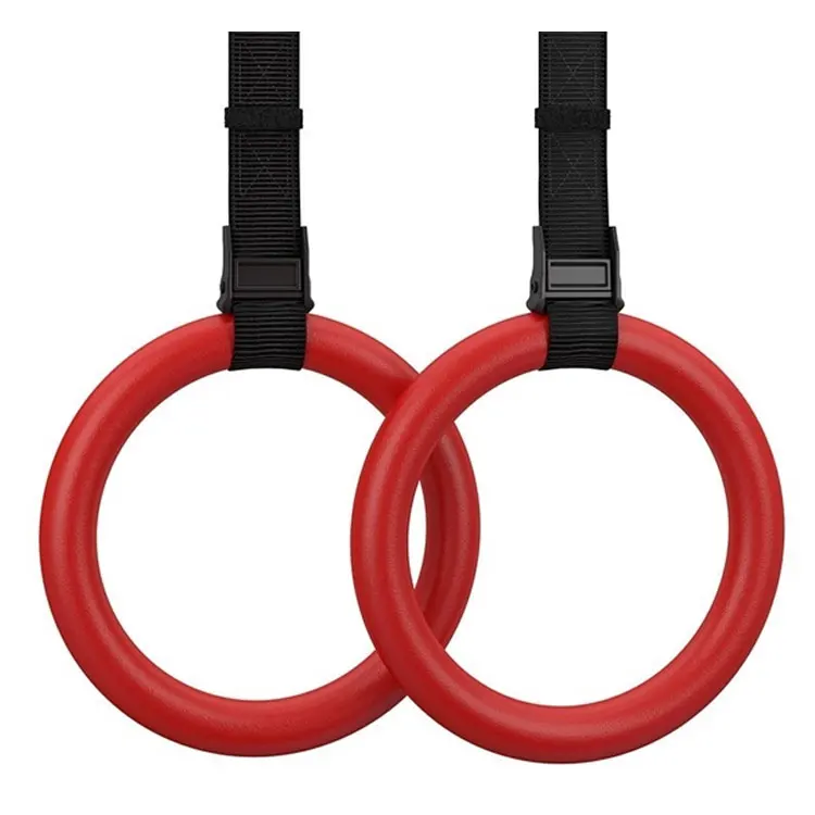 ABS Gymnastic Rings with Adjustable Straps