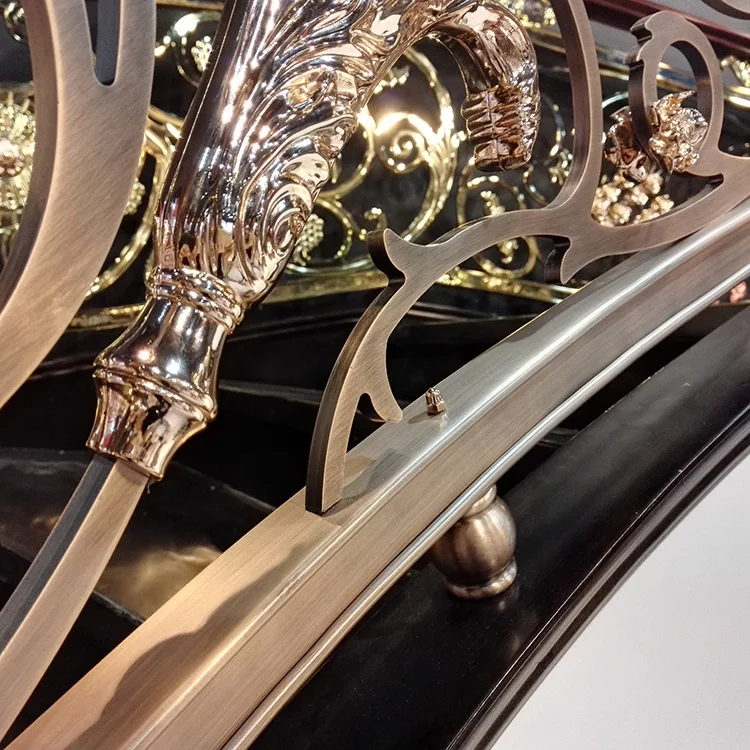 Современный дизайн круглые балюстрады наружные медные лестничные перила из стали и нержавеющей для балкона от