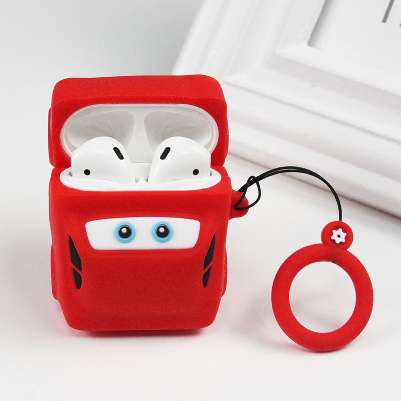  BOORUI silicone waterproof cover 3d for airpod case cars type cartoon tpu earphone cases air pods 1