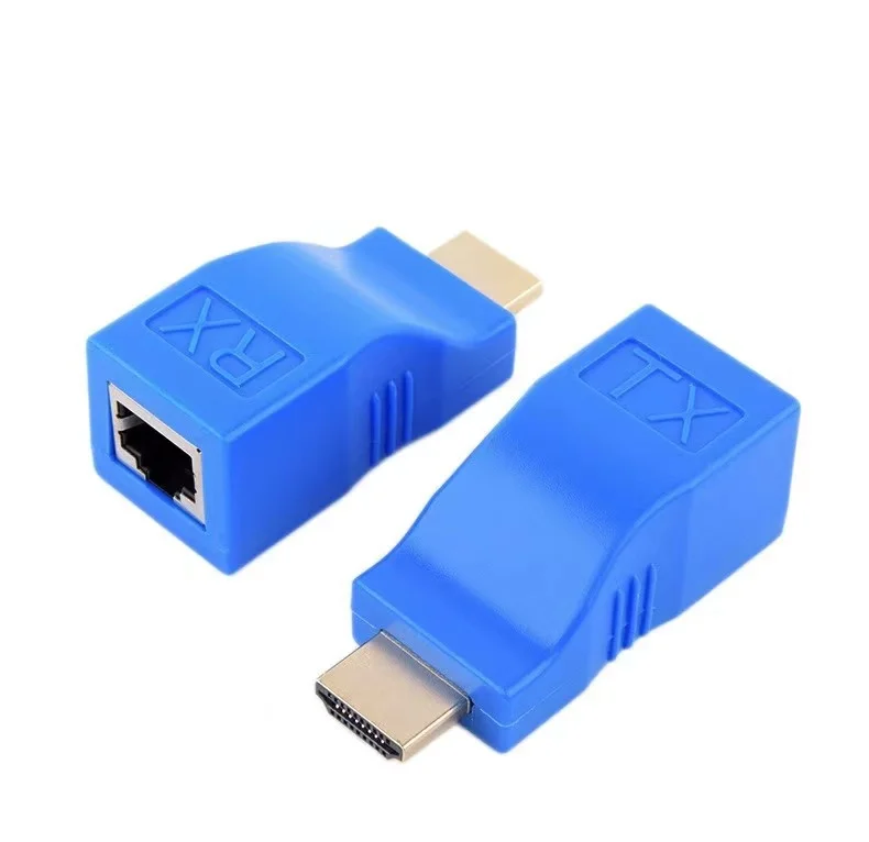 Преобразователь HDMI в Cat5 Cat6 RJ45 4K 30