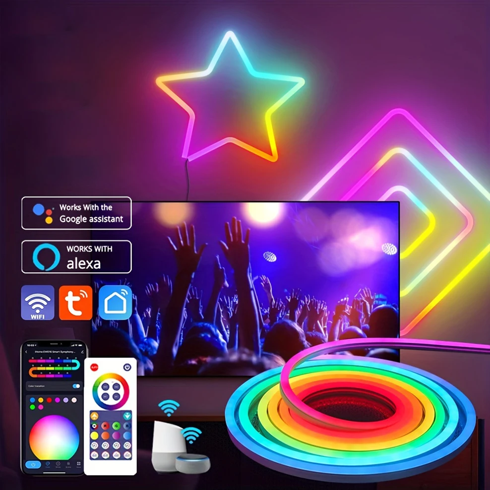 Умная светодиодная неоновая лента