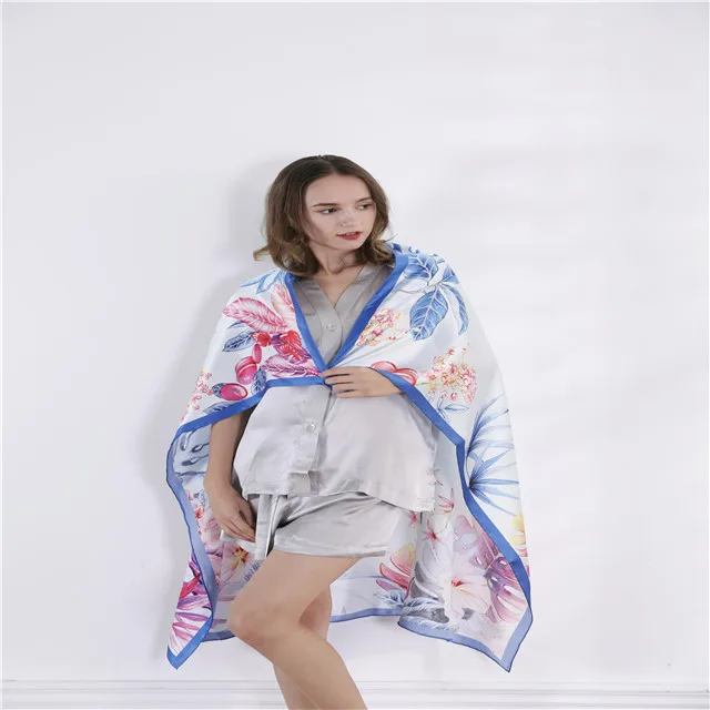 Factory Direction Custom 100% real silk mulberry luxury scarf silk