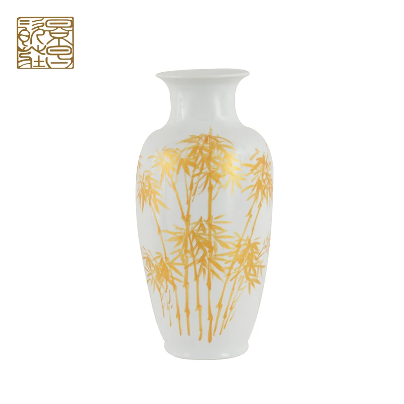 Ceramic Vase New Chinese European Modern Home Vase for Flower Arrangement and Elegant Decoration