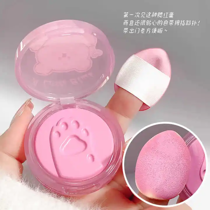 Anylady Mineral Cream Heek Powder Face Blush Thin and Light Long Lasting for Fair Skin Wholesale High Quality Private Label