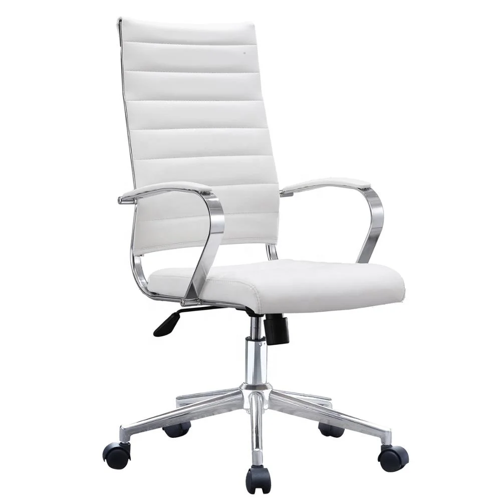 Китай белый высокая спинка современные цены поворотный роскошный босс эргономичная кожа исполнительный офисные стулья части