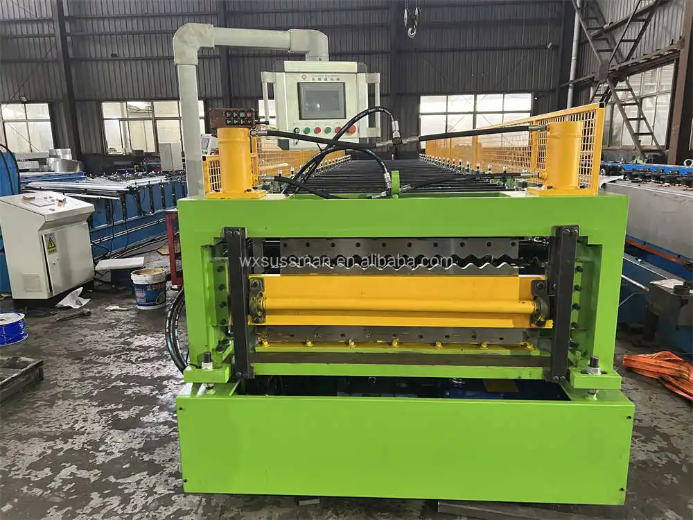 0.3-0.8mm Thickness Double Layer Roof Panel Roll Forming PV4 and Corrugated Metal Sheet Roll Forming Machine