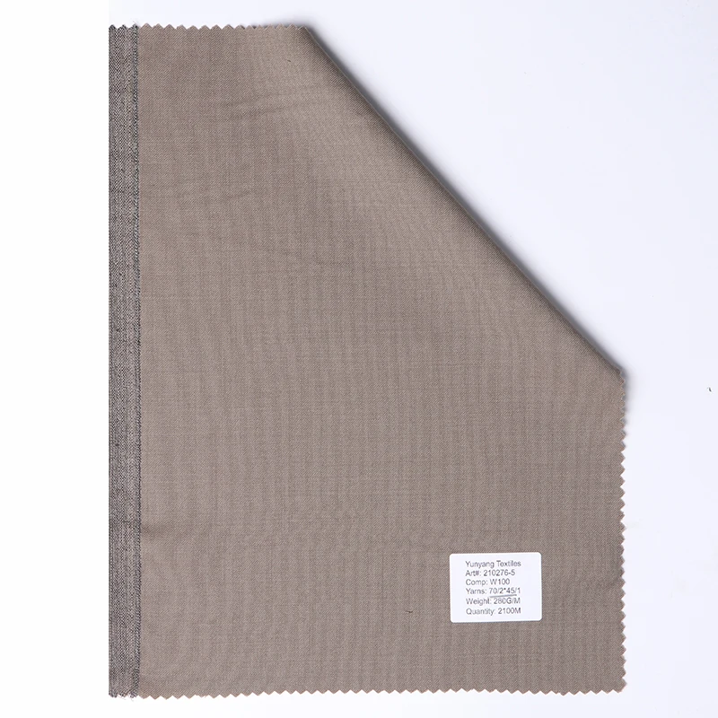 Merino Wool Fabric Pure Wool Suiting Fabric Solid Wool Twill Suit Fabric