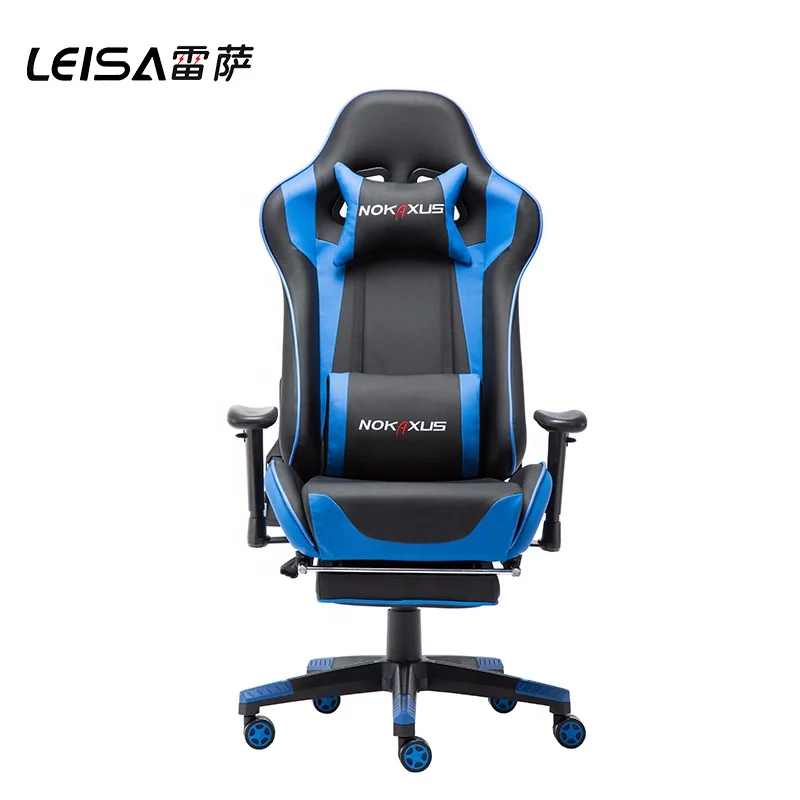 Quality PU Leather Gaming Swivel Adjustable Ergonomic PC Computer Game Chair With Foot rest E- sports Chair