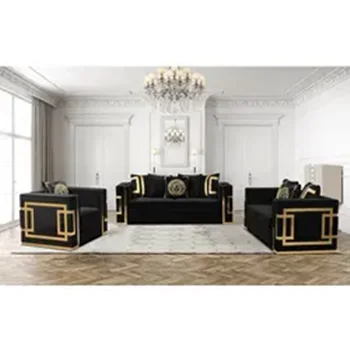 New Italian luxury style modern sectional sofa set furniture sofa living room sofas