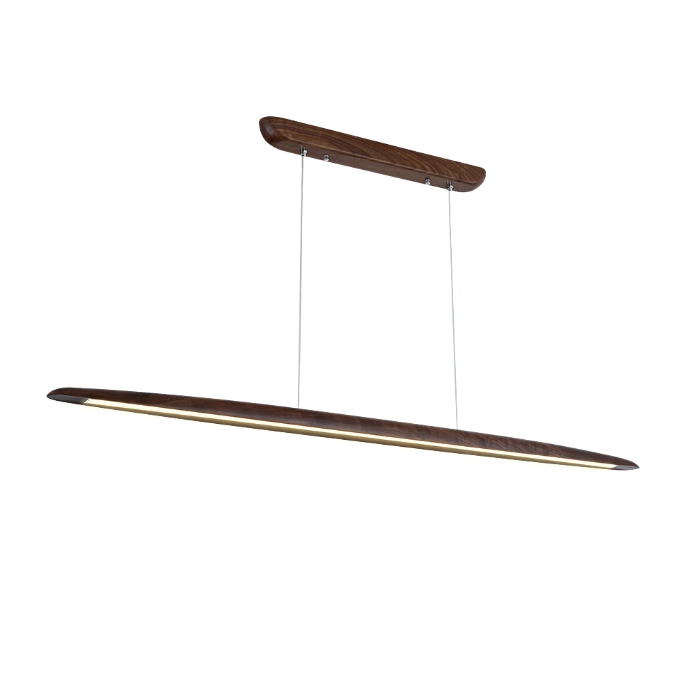 Furniture Design Natural LED Wood Pendant Lighting CE SAA RCM Certified
