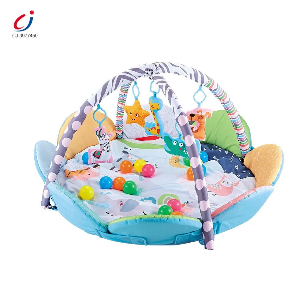Игрушки Chengji 2 в 1, мягкий хлопковый коврик для сна, складная палатка, спортивный детский игровой коврик для детей, Сенсорный игровой коврик