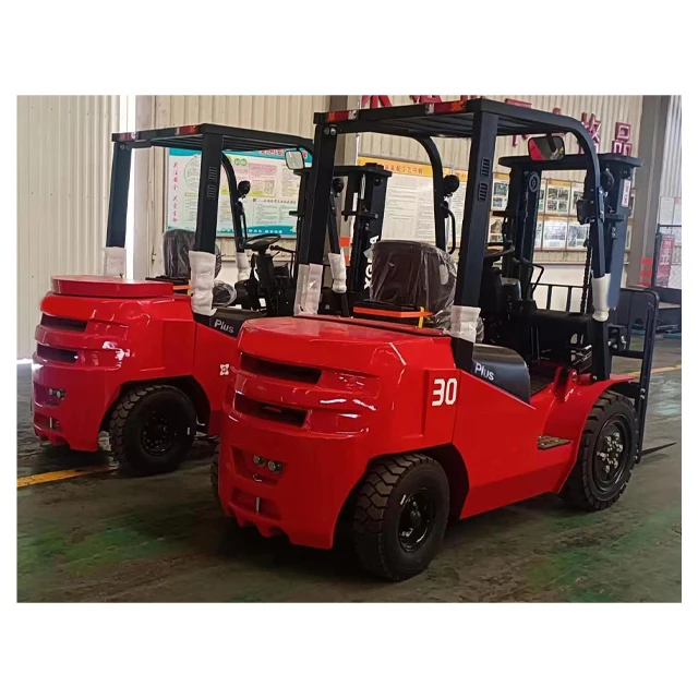 Small Electric Forklift Four-wheel Drive Hydraulic Stacker Loading And Unloading Truck Counter Balanced Fork Lift Truck