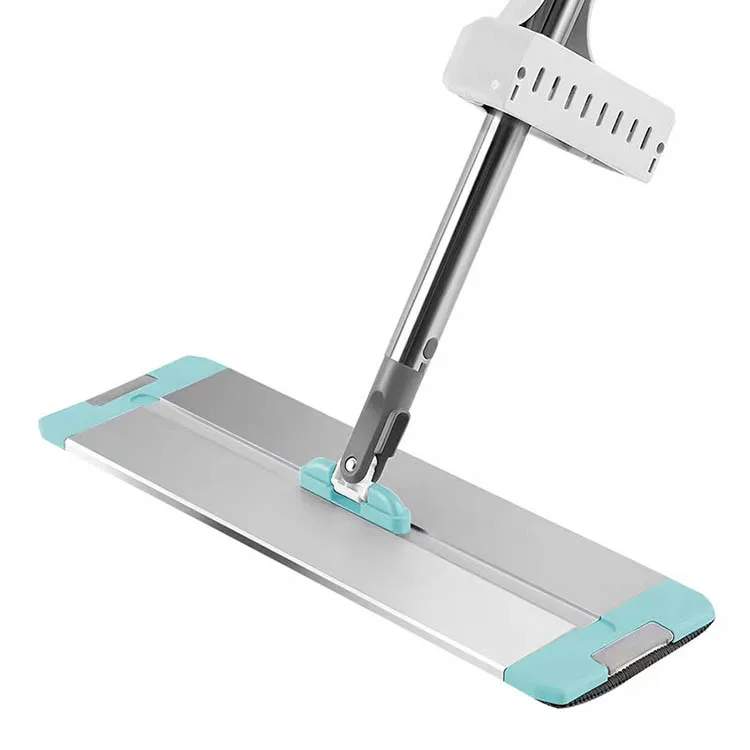 Household Hand Free 360 Degree Spin Microfiber Mops Cleaning Floor Manual Push Pull Squeeze