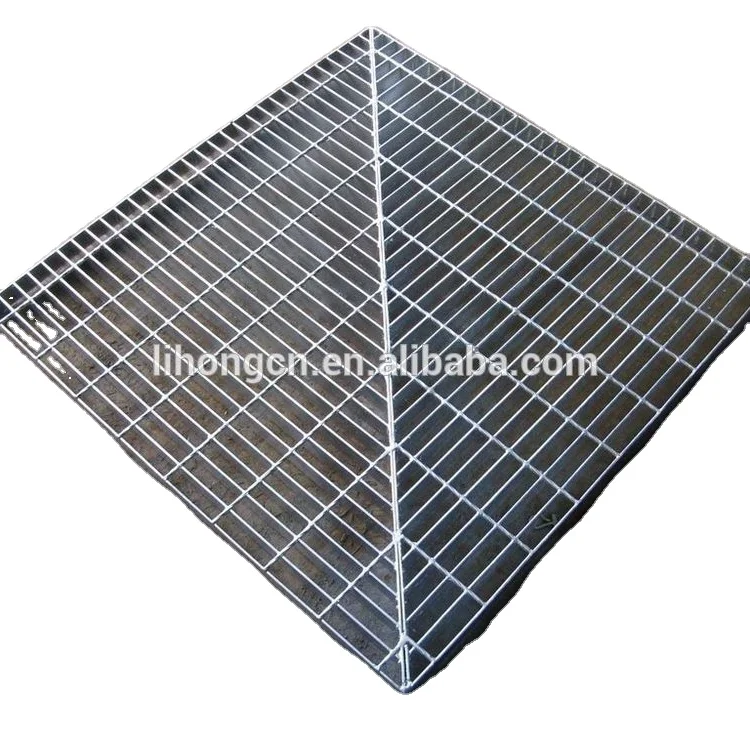 hot dip galvanized open web steel truss floor, galvanized security mesh grating, galvanized grating catalog