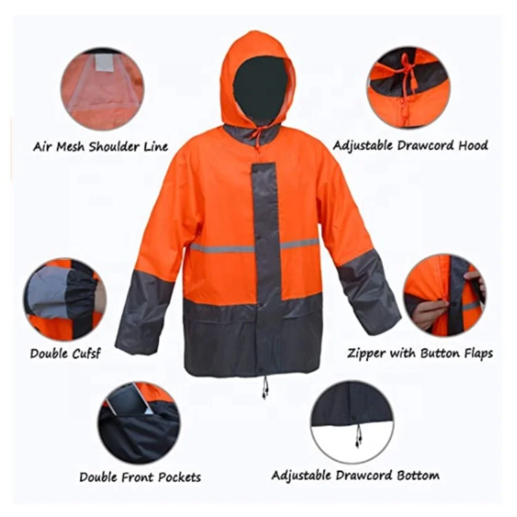 rain suit waterproof breathable raincoat for motorcycle riders golf fishing outdoor sports