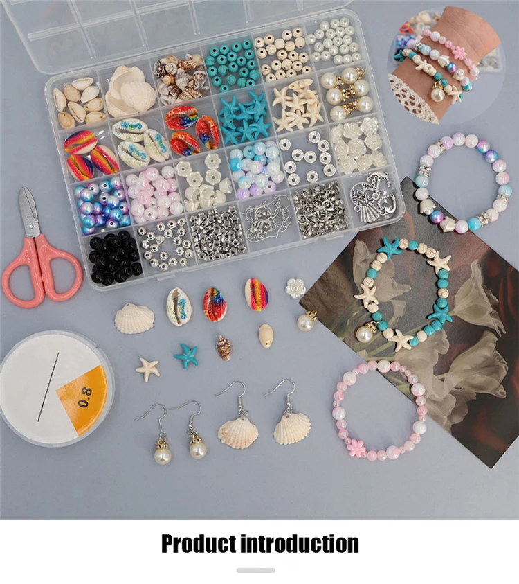 Wholesale Sale Colorful Christmas Handmade Polymer Clay Beads Children DIY Creative Toy Clay Beads for Jewelry Making