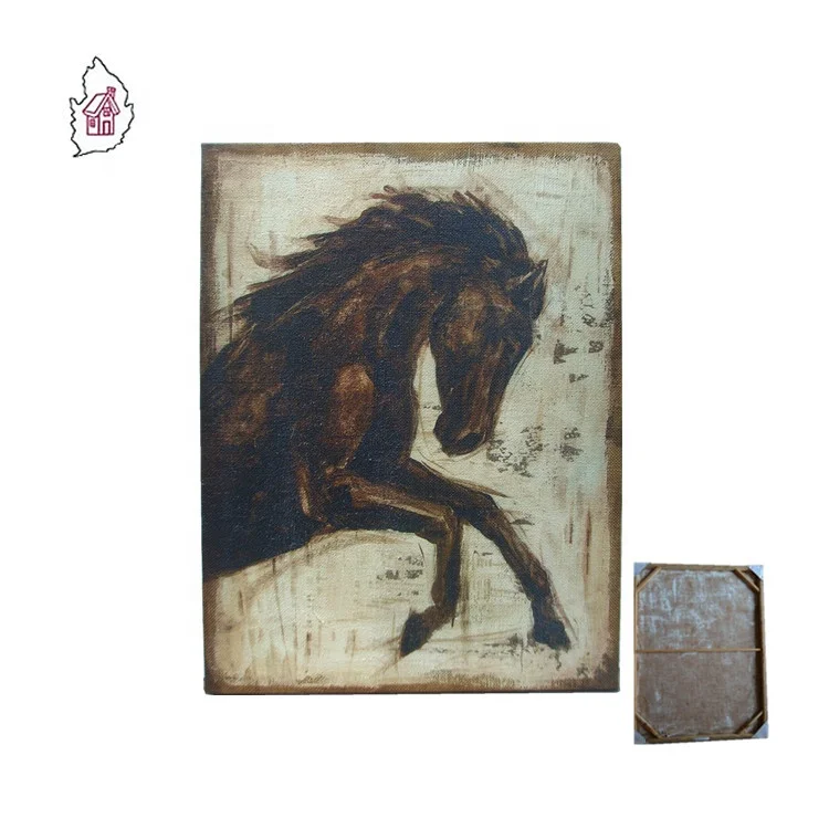 shabby chic Home decoration prints canvas linen painting wall art