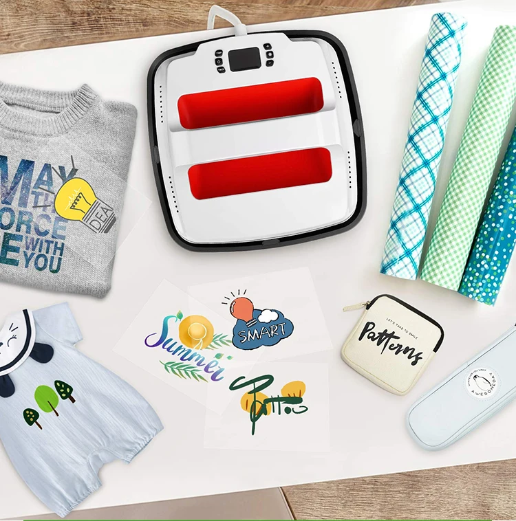 
2020 New Hobby Heat Press Machine,Portable 9 X 9 inches Sublimation Shirt Heat Press Machine Easy Press 