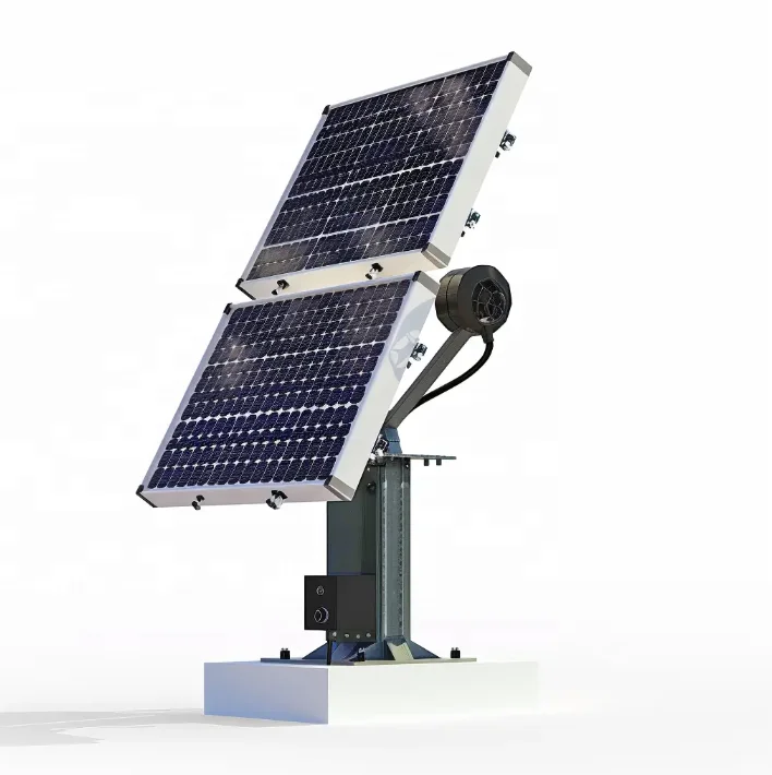1MW Double axis smart solar tracking system one axis solar tracker ground mount solar panel tracking systems
